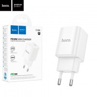 Сетевое зарядное устройство Hoco C148A PD30W 1Type-C 3A white