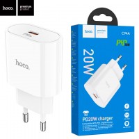 Сетевое зарядное устройство Hoco C94A PD 1Type-C 20W 3A white