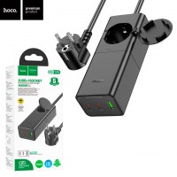 Сетевой удлинитель Hoco NS4 1USB 2Type-C 1xSocket 1.5m black