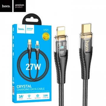USB Кабель Hoco U121 Type-C - Lightning черный в Одессе