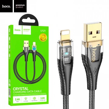 USB Кабель Hoco U121 USB - Lightning черный в Одессе