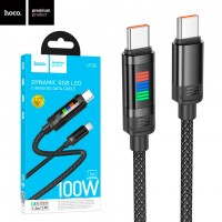 USB Кабель Hoco U126 Type-C - Type-C 100W 1М черный