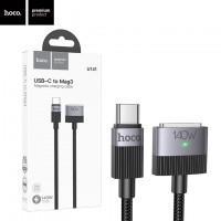 USB Кабель Hoco U141 Магнитный Type-C - Mag3 1.8М черный