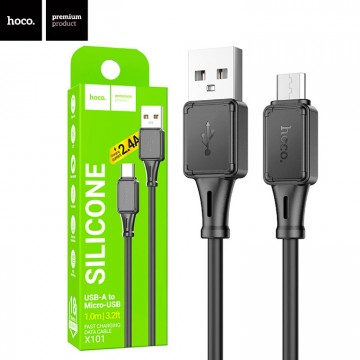 USB Кабель Hoco X101 USB - micro USB черный в Одессе