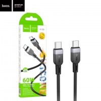 USB Кабель Hoco X109 Type-C - Type-C 60W 1М черный