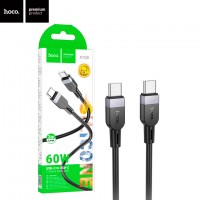 USB Кабель Hoco X109 Type-C - Type-C 60W 3М черный