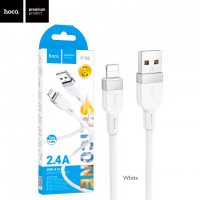 USB Кабель Hoco X109 USB - Lightning 1М белый