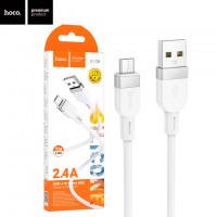 USB Кабель Hoco X109 USB - micro USB 1М белый