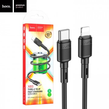 USB Кабель Hoco X83 Type-C - Lightning 1М черный в Одессе