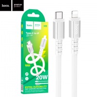 USB Кабель Hoco X85 Type-C - Lightning 1М белый