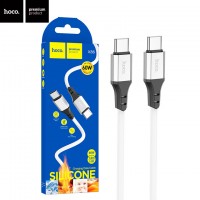 USB Кабель Hoco X86 Type-C - Type-C 1М белый