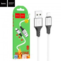USB Кабель Hoco X86 USB - Lightning 1М белый
