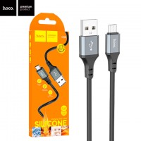 USB Кабель Hoco X86 USB - micro USB 1М черный