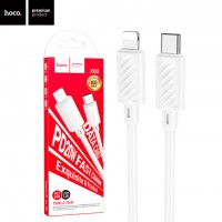 USB Кабель Hoco X88 Type-C - Lightning 1М белый