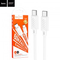 USB Кабель Hoco X88 Type-C - Type-C 60W 1М белый