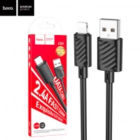 USB Кабель Hoco X88 USB - Lightning 1М черный