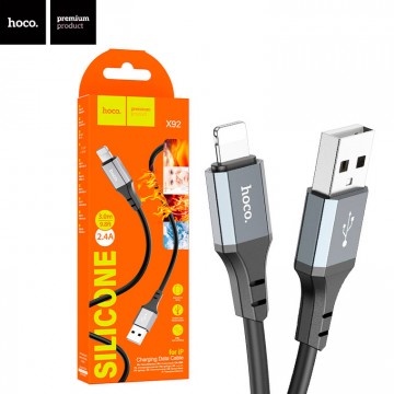 USB Кабель Hoco X92 USB - Lightning 3M черный в Одессе