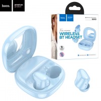 Bluetooth наушники с микрофоном Hoco EQ13 голубые
