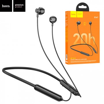 Bluetooth наушники с микрофоном Hoco ES67 Sports черные в Одессе
