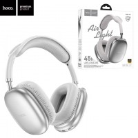 Bluetooth наушники с микрофоном Hoco W35 Air серебристые