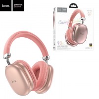 Bluetooth наушники с микрофоном Hoco W35 Max розовые
