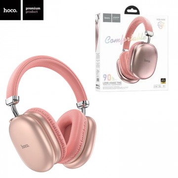 Bluetooth наушники с микрофоном Hoco W35 Max розовые в Одессе