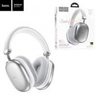 Bluetooth наушники с микрофоном Hoco W35 Max серебристые