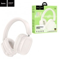 Bluetooth наушники с микрофоном Hoco W51 бежевые