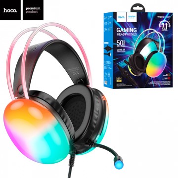 Компьютерные наушники Hoco W109 Plus черные в Одессе