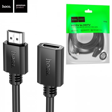 HDMI Удлинитель Hoco US13 HDMI male to HDMI female HD 1m черный в Одессе