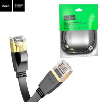 Патч-корд LAN RJ45 Hoco US07 1m черный