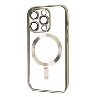 Чехол FIBRA Chrome MagSafe case Apple iPhone 16 золотистый Чехол FIBRA Chrome MagSafe case Apple iPhone 16 золотистый