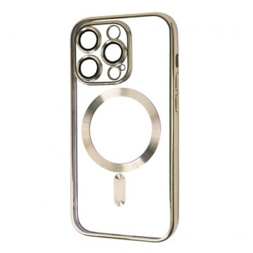 Чехол FIBRA Chrome MagSafe case Apple iPhone 16 Pro Max золотистый в Одессе