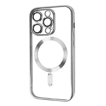 Чехол FIBRA Chrome MagSafe case Apple iPhone 16 Pro серебристый в Одессе Чехол FIBRA Chrome MagSafe case Apple iPhone 16 Pro серебристый в Одессе