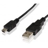 USB кабель Mini V3 1m черный