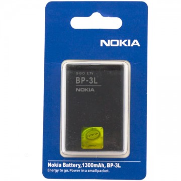 Аккумулятор Nokia BP-3L 1300 mAh 603, 303, 505 AAA класс блистер в Одессе