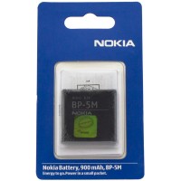 Аккумулятор Nokia BP-5M 900 mAh 5610, 5700, 6500 Slide AAA класс блистер