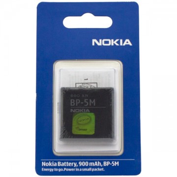 Аккумулятор Nokia BP-5M 900 mAh 5610, 5700, 6500 Slide AAA класс блистер в Одессе