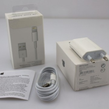 Сетевое зарядное устройство Apple MB707ZM 2in1 1USB 1.0A Lightning white в Одессе