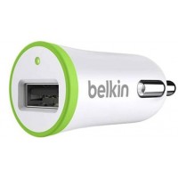 Автомобильное зарядное устройство Belkin Small 1USB 2.1A тех.пак white