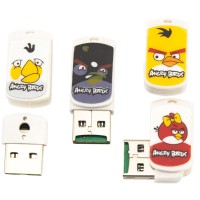 Картридер USB Card Reader CR-01 MicroSD Angry Birds