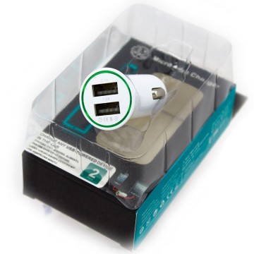 Автомобильное зарядное устройство iPad 2USB 2.1A white в Одессе