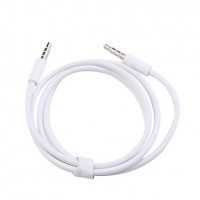 AUX кабель for iPhone (4 контакта) 3.5 M/M white