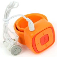 MP3 плеер с браслетом Оранжевый