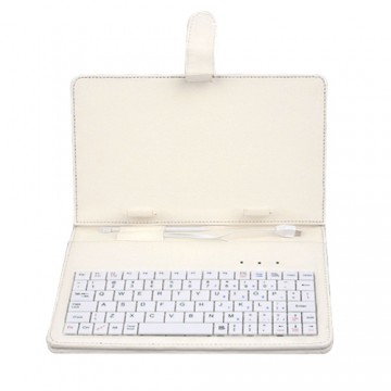 Чехол-клавиатура 7 дюймов Micro USB белый в Одессе