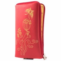 Универсальный чехол-сумка 4″ S LGD сердечко-бабочка красный