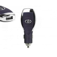 Автомобильное зарядное устройство Toyota 5in1 1USB 1.0A black