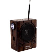 Радиоприемник GOLON RX-188MIC коричнево-черный 
