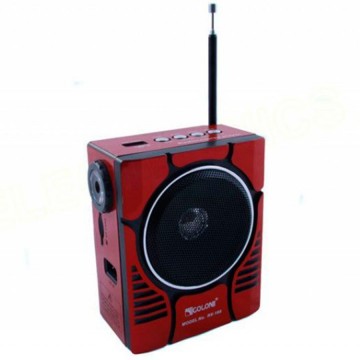 Радиоприемник GOLON RX-188MIC красно-черный  в Одессе