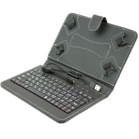Чехол-клавиатура 7 дюймов USB + OTG Micro USB черный